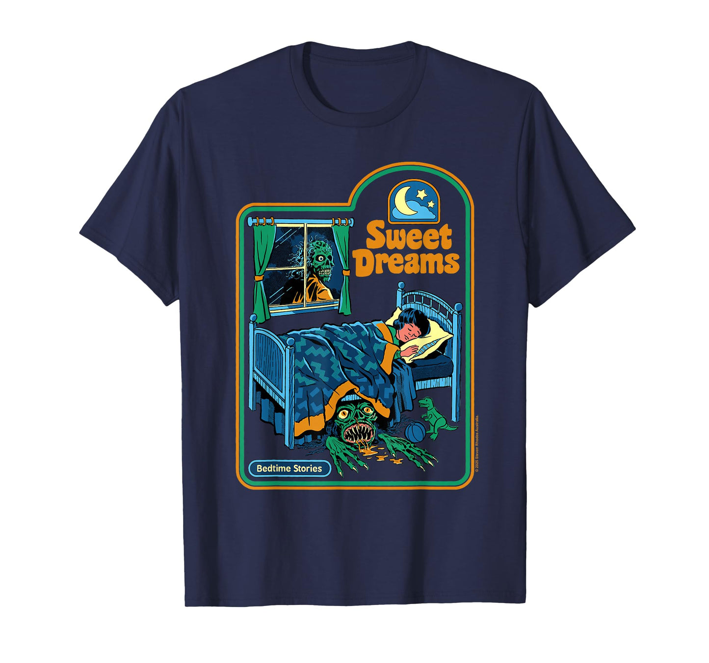 Sweet Dreams Monster Sarcastic Retro Funny Adult Humor T-Shirt