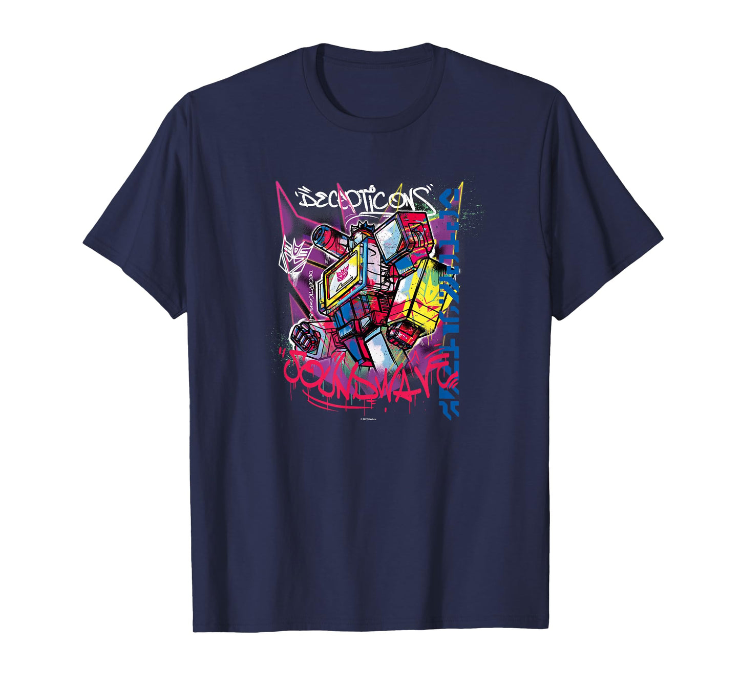 Transformers Soundwave Graffiti Painted Wall Portrait T-Shirt