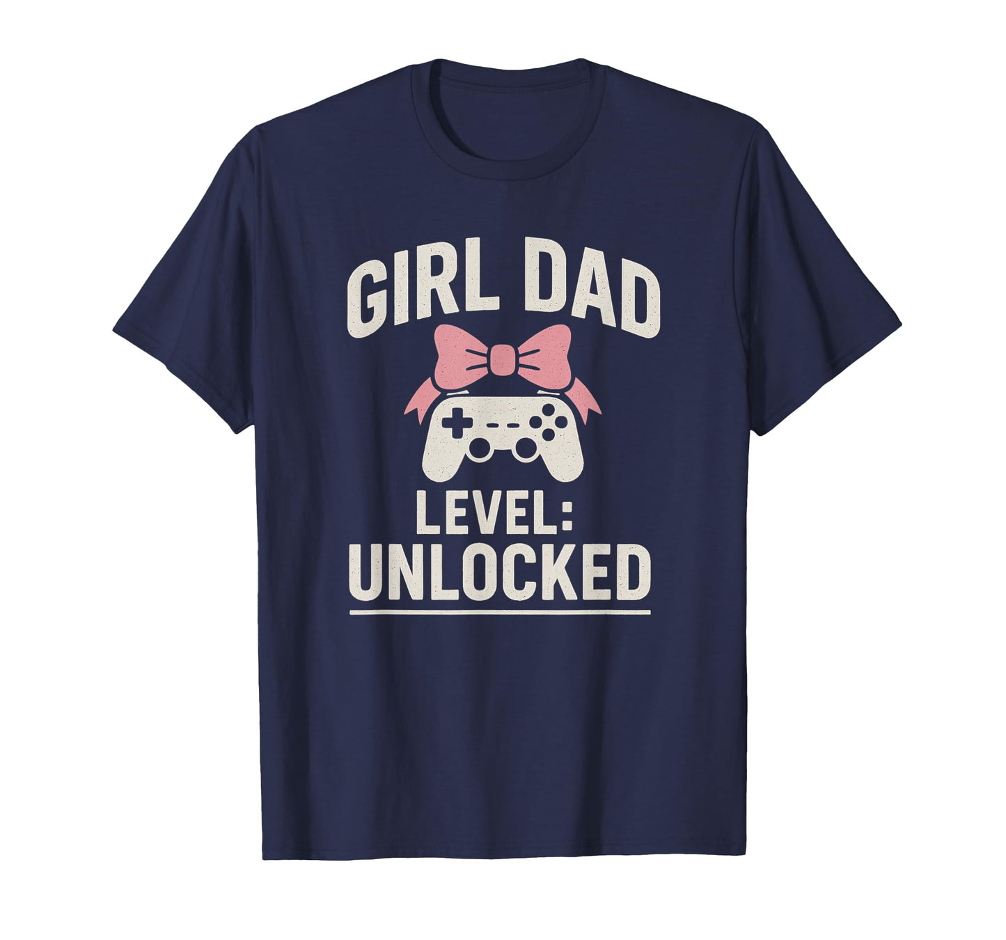 Girl Dad Level: Unlocked New Girl Dad Gift for Hospital T-Shirt