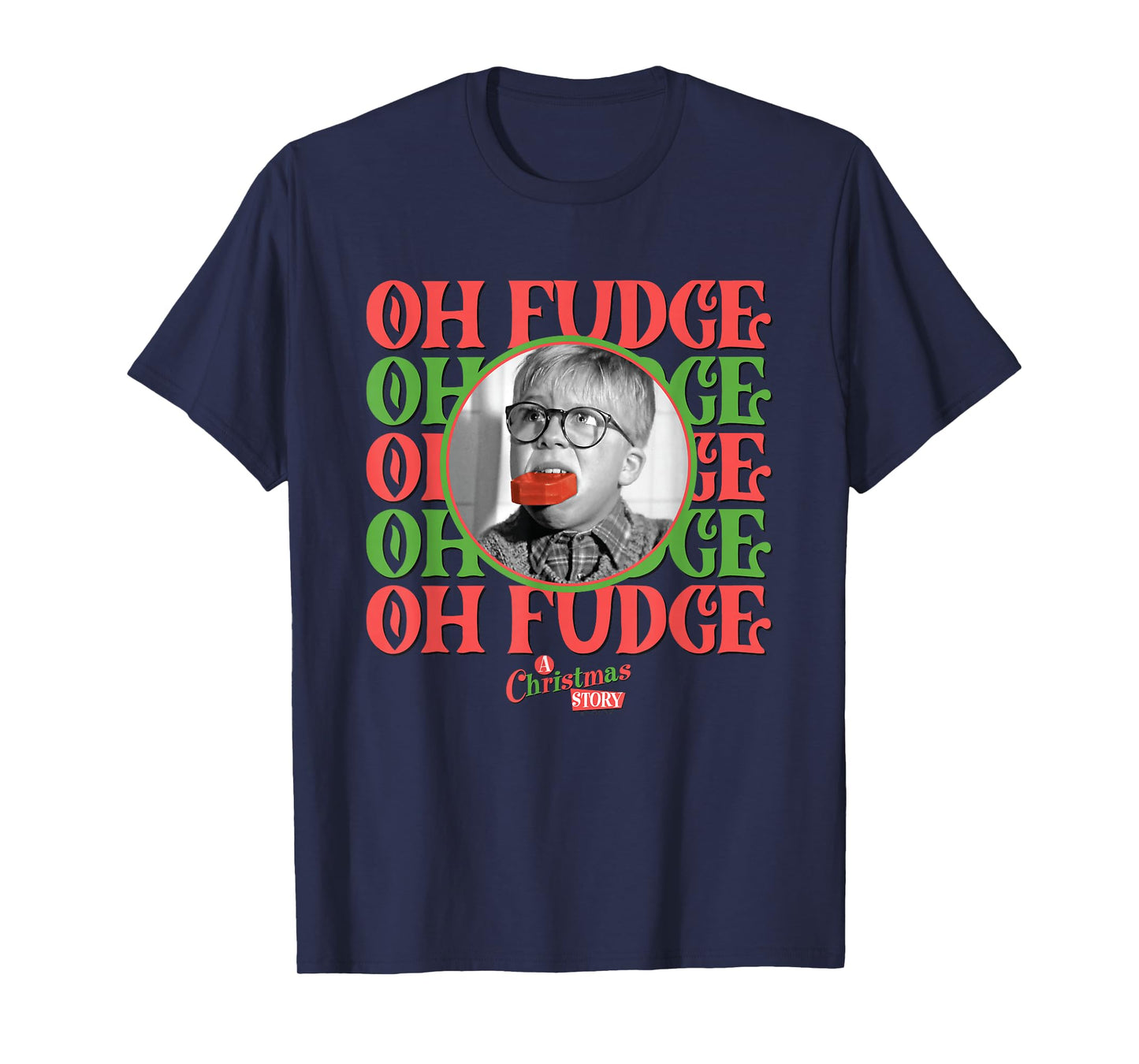 A Christmas Story - Oh Fudge Stacked T-Shirt