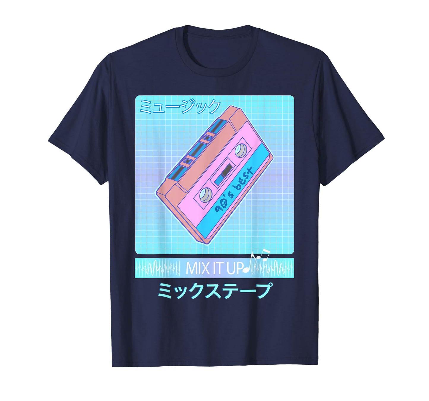 Mix Tape 90s Japanese Otaku Aesthetic Vaporwave Retro Art T-Shirt