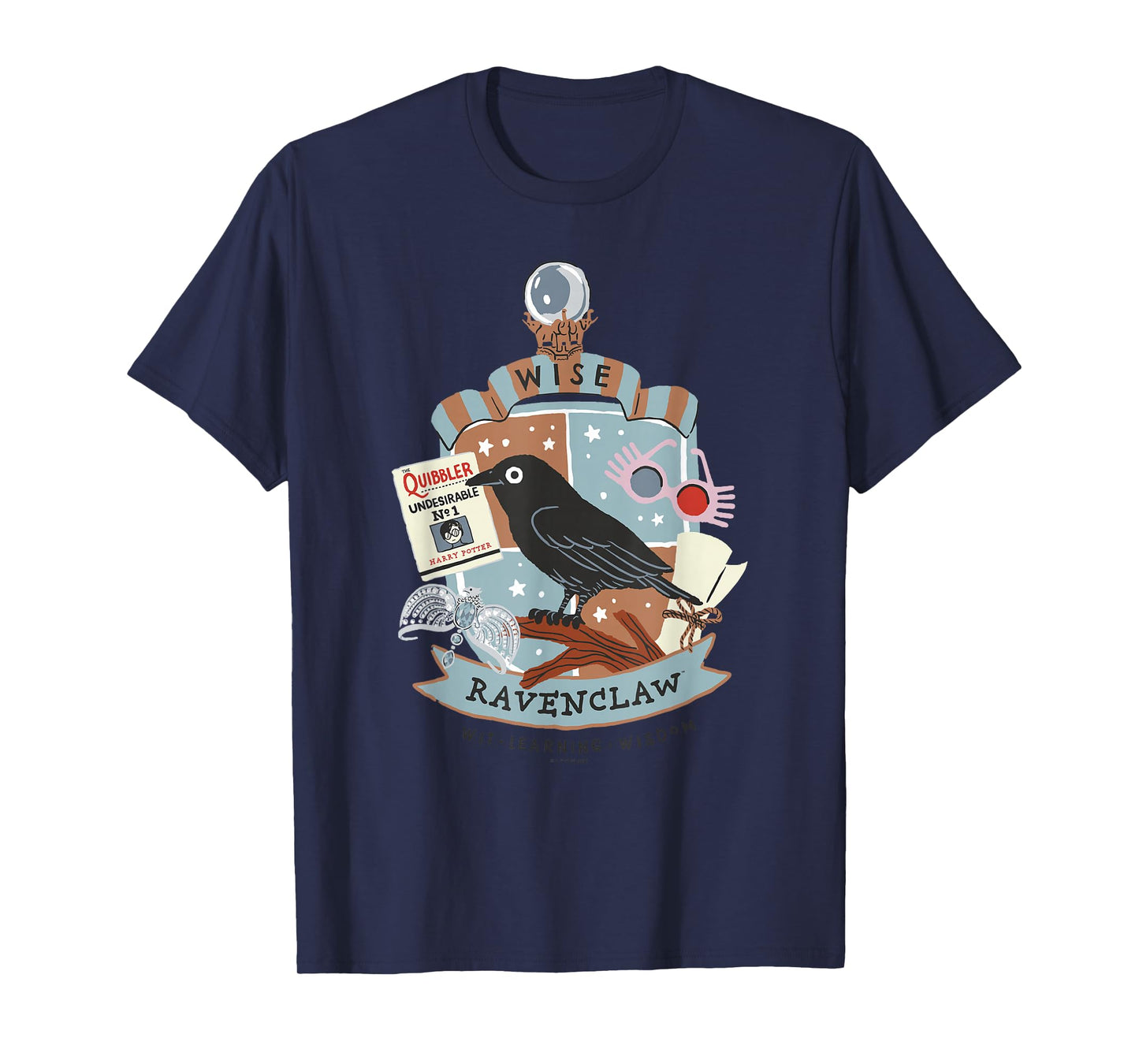 Harry Potter: Deathly Hallows 2 Wise Ravenclaw Badge T-Shirt