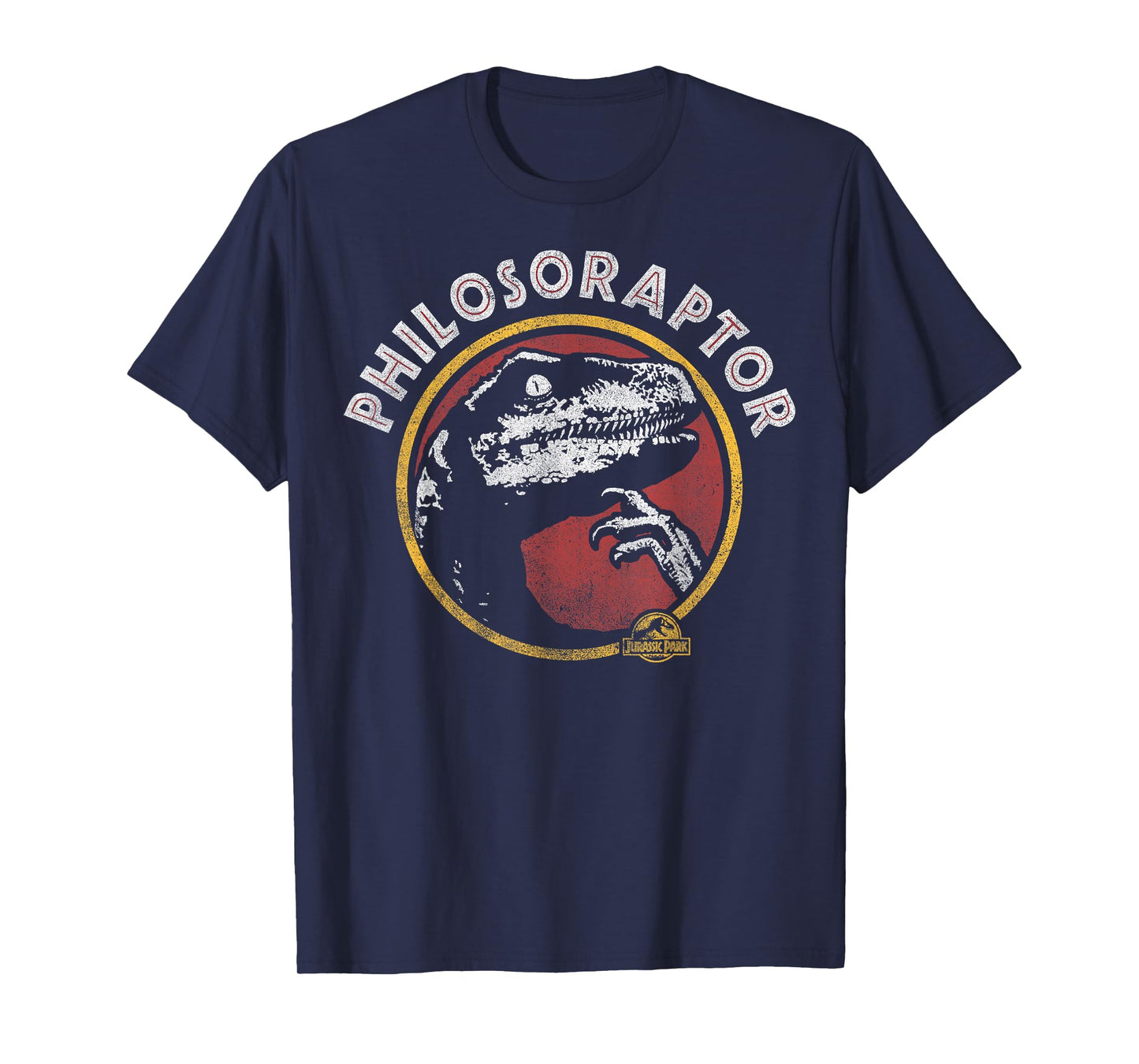 Jurassic Park Humor T-Shirt - Classic Fit, Crew Neck, Short Sleeve, Adult, Black