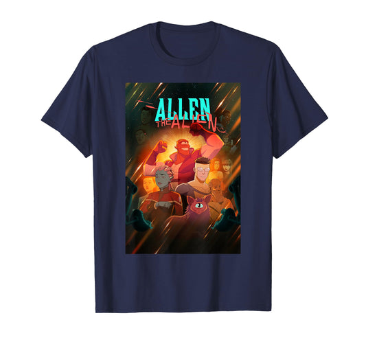 Invincible Allen The Alien Epic Poster T-Shirt