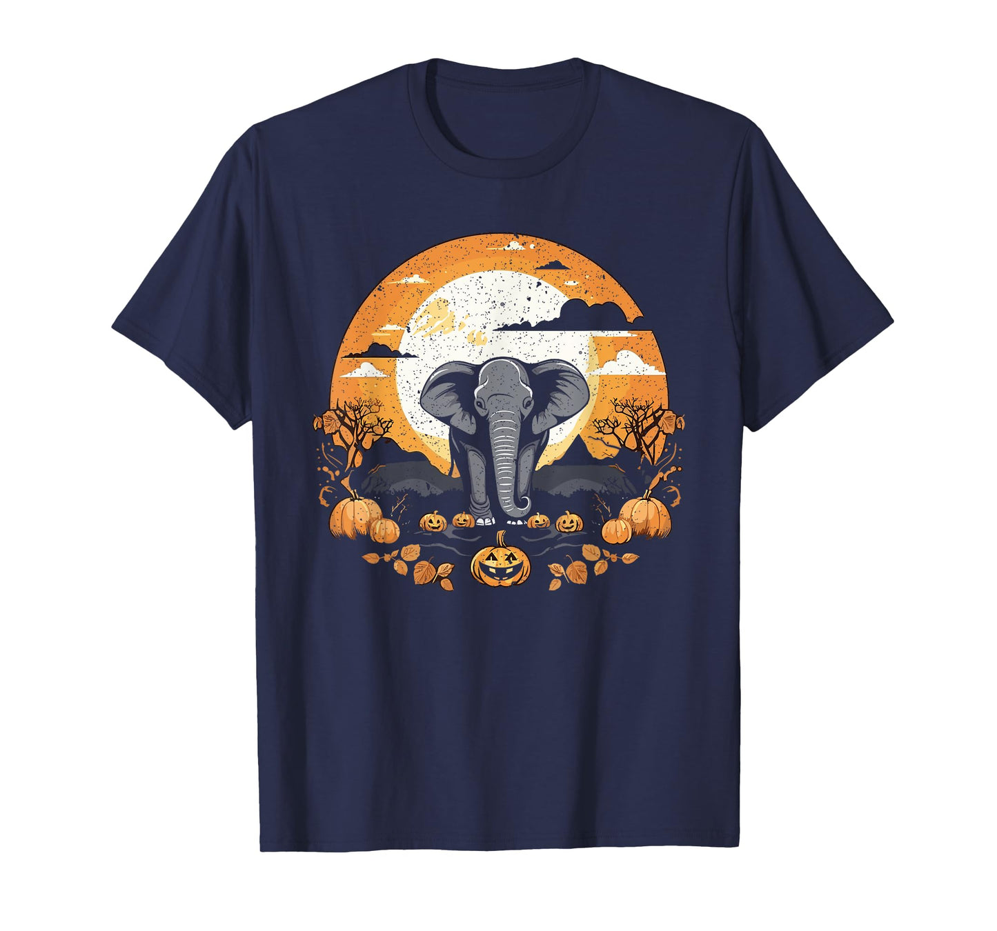 Elephant Halloween Safari Trick Or Treat Spooky Animal T-Shirt