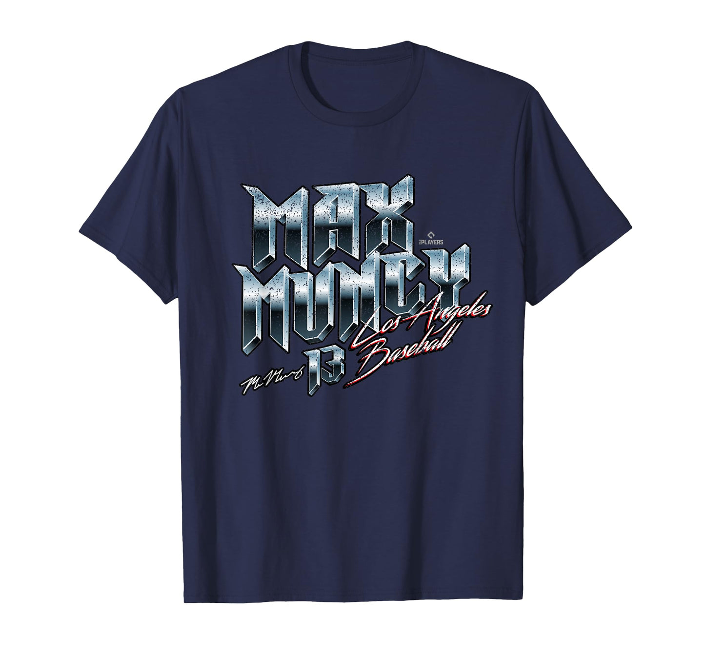 Max Muncy Los Angeles Baseball Heavy Metal MLBPA T-Shirt