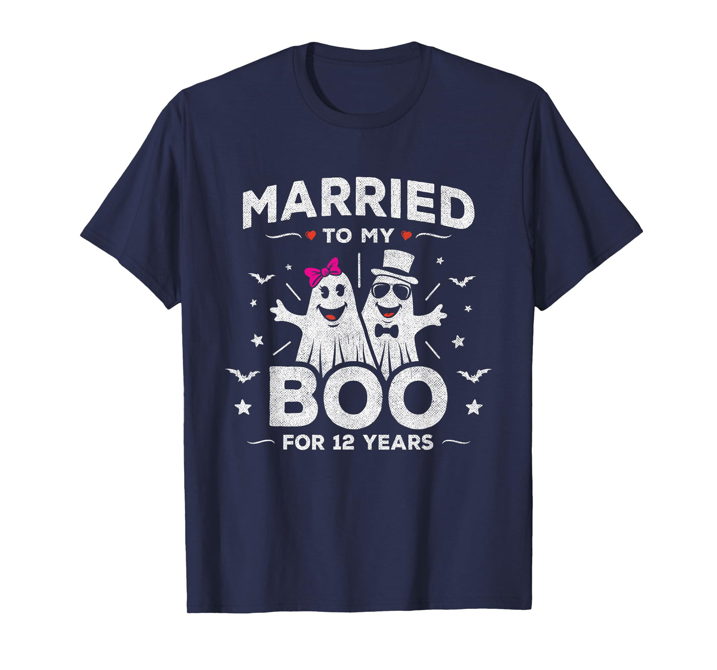 12th Wedding Anniversary October Wedding - 12th Anniversary T-Shirt