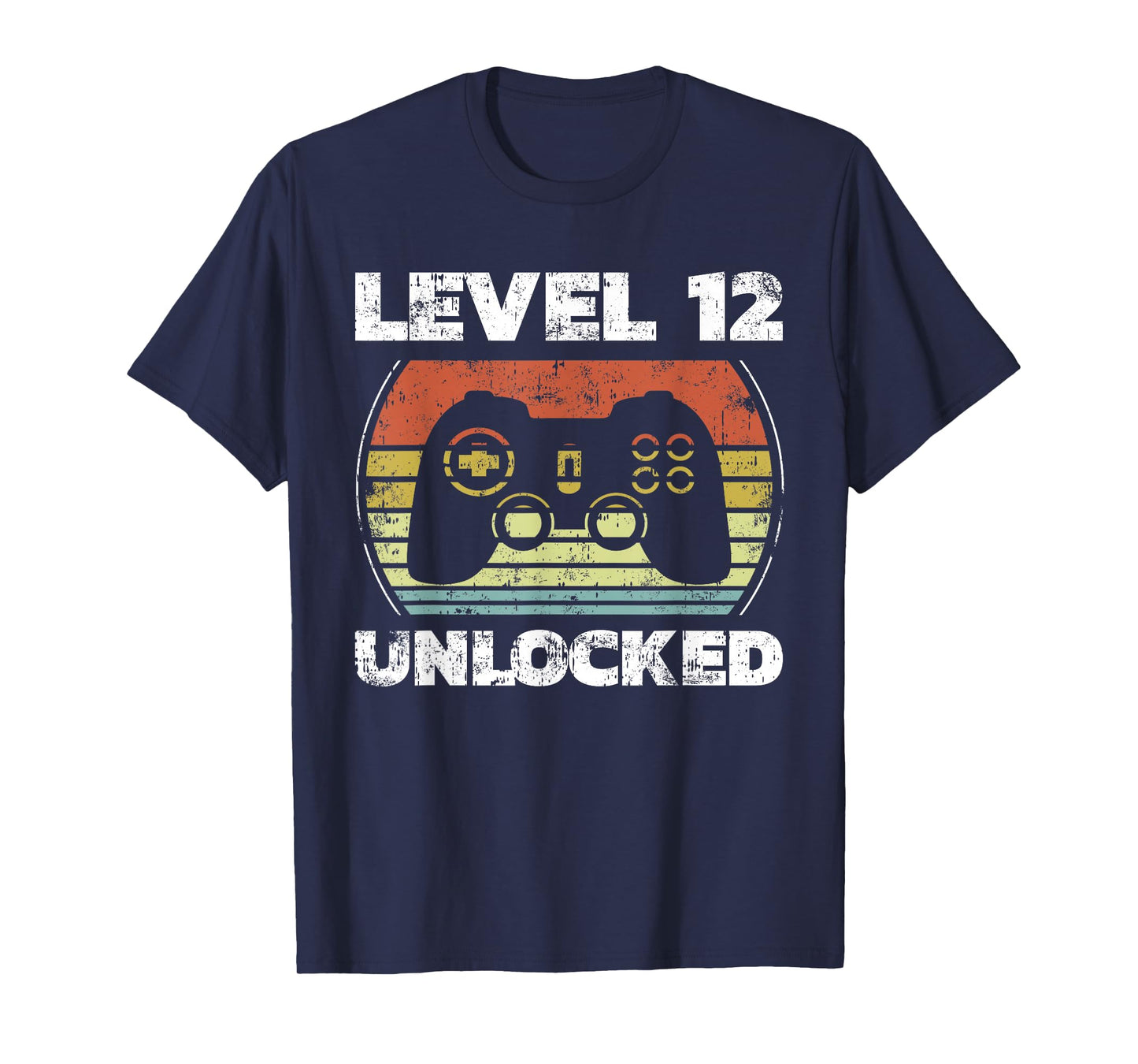 Level 12 Unlocked Funny Video Gamer 12th Birthday T-Shirt