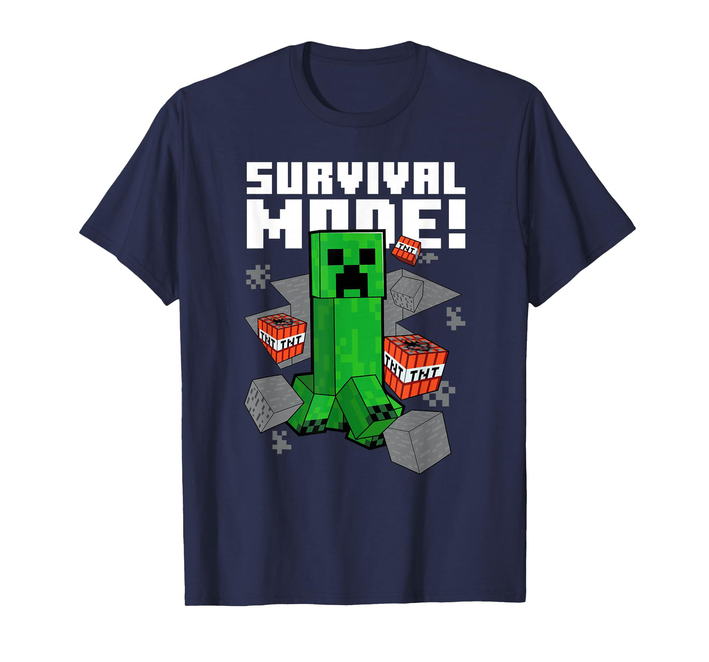 Minecraft Survival Mode Creeper Explosion T-Shirt