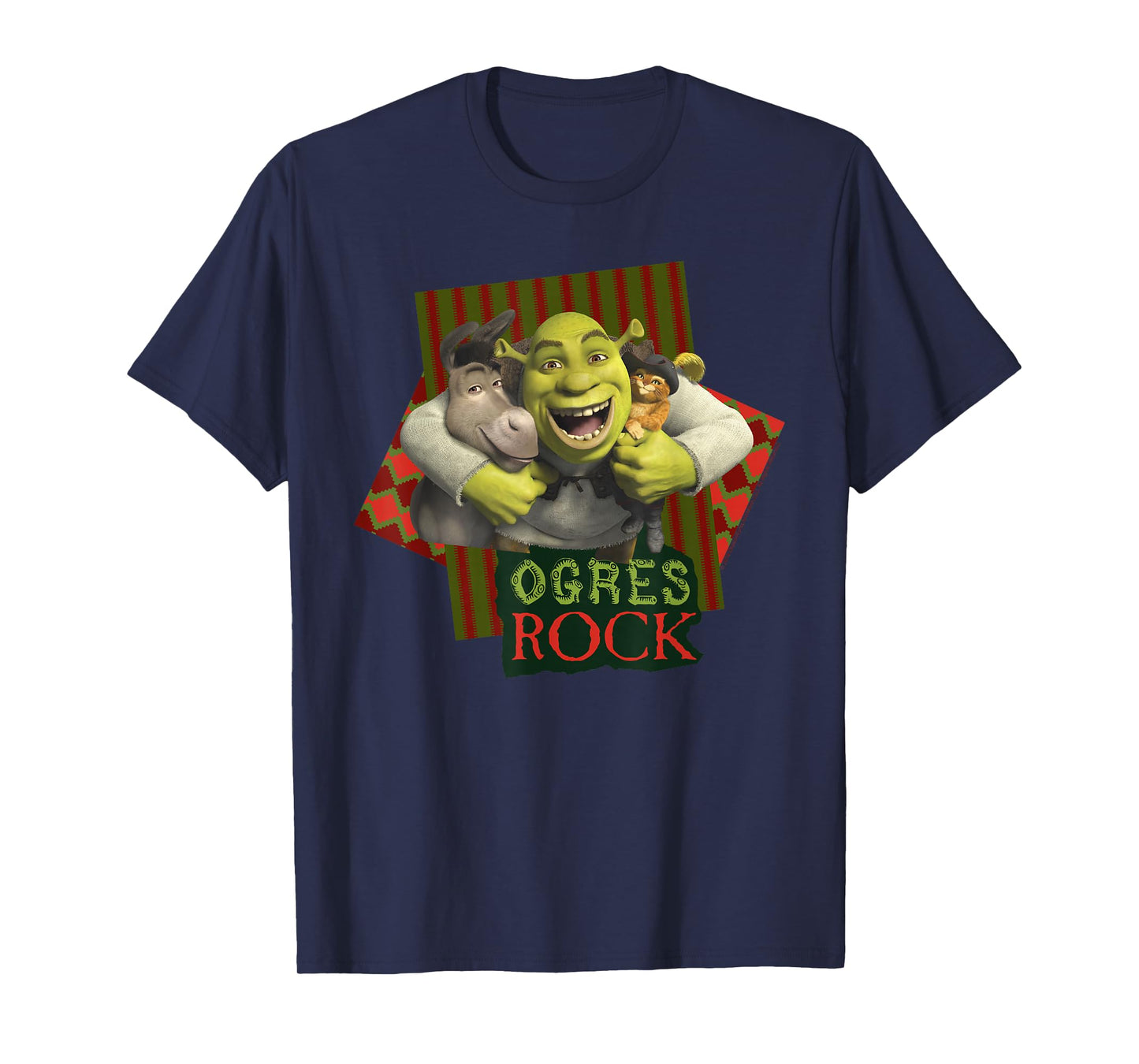 Shrek The Third Ogres Rock Best Friends Group T-Shirt