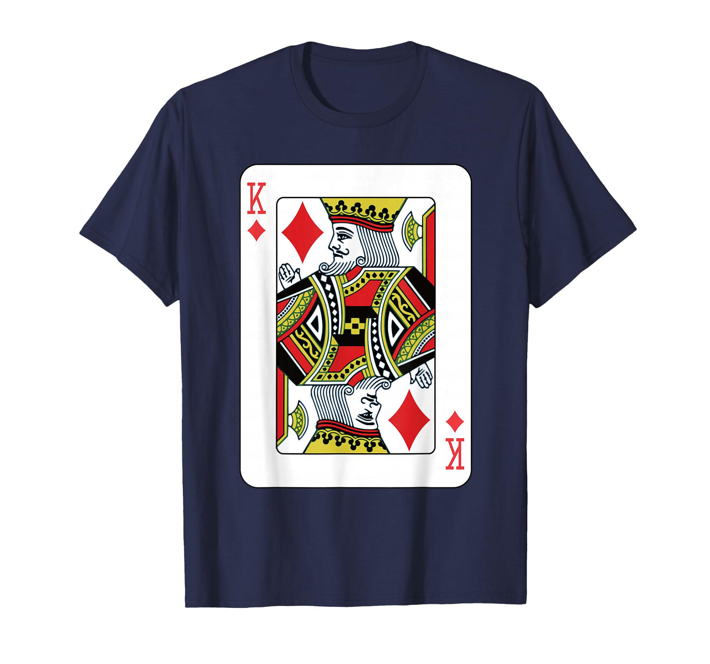 King of Diamonds Playing Card Poker T-Shirt