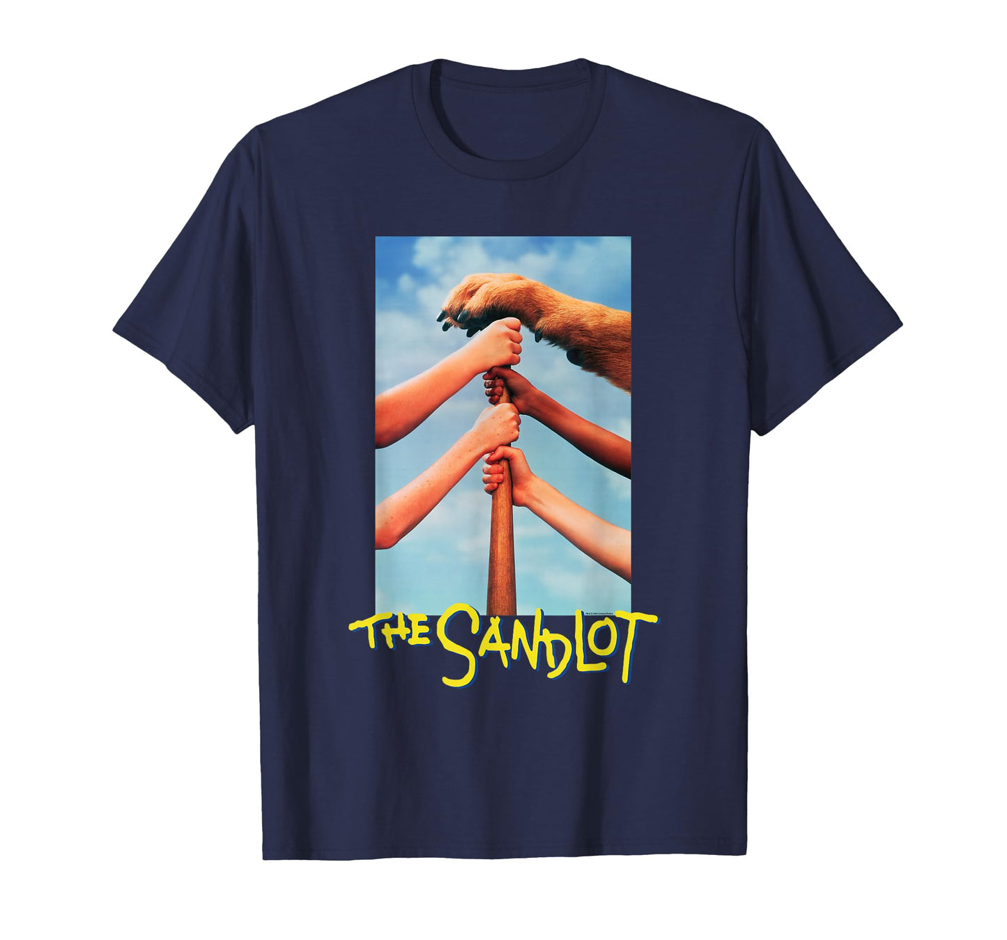 The Sandlot Baseball Bat Official 1993 Movie Poster Art T-Shirt