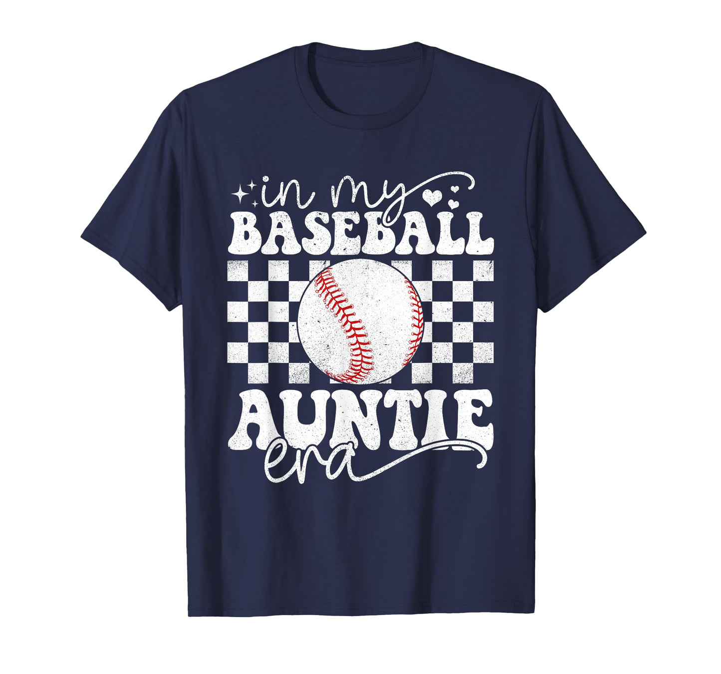 In My Baseball Auntie Era Funny Baseball Auntie Mother's Day T-Shirt