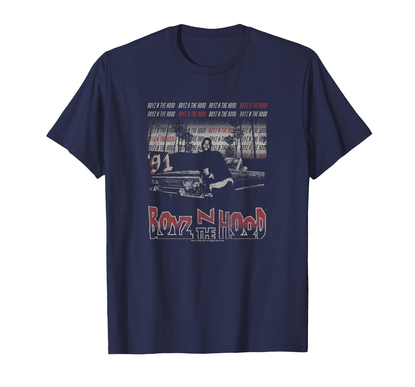 Boyz N The Hood Ice Cube and Car '91 Photo T-Shirt