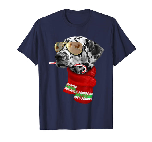 Dalmatian shirt Cute Christmas Gift Dog Lovers Sunglasses T-Shirt