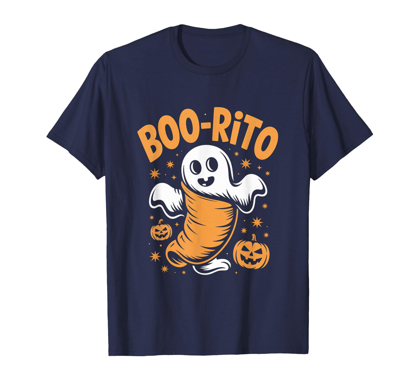 Boo-Rito Funny Halloween Ghost Humor T-Shirt