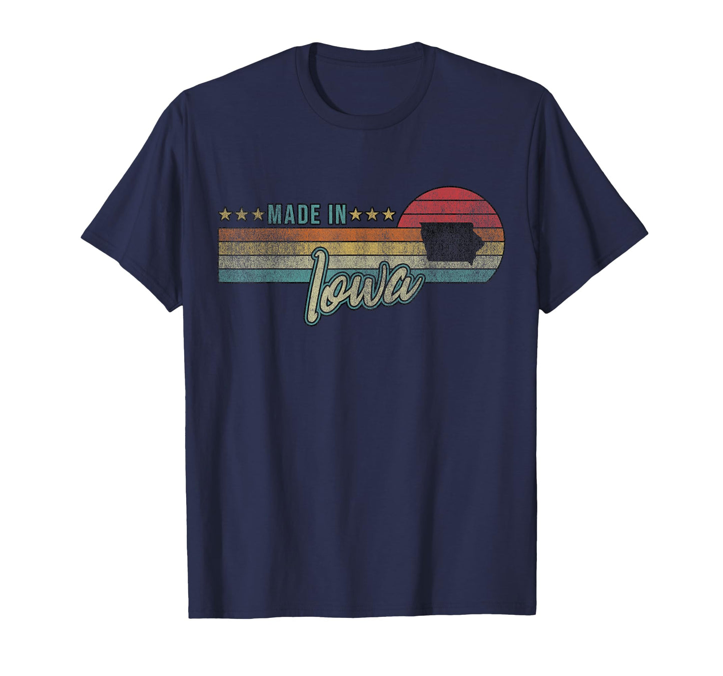 Iowa State Vintage Proud Women Mens Gift T-Shirt