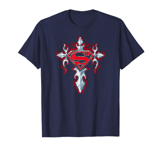 Superman Gothic Steel Logo T-Shirt