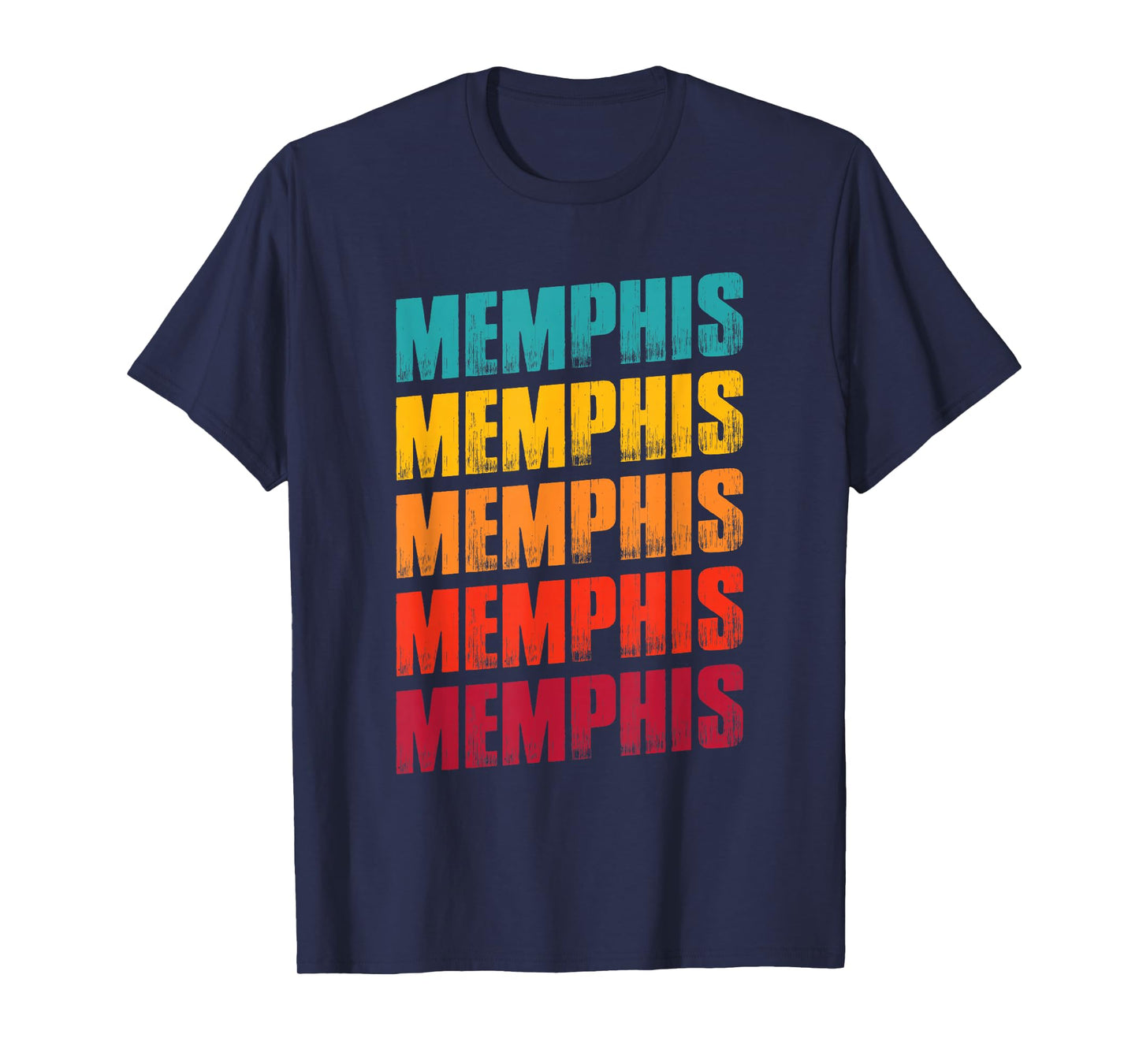 Memphis Tennessee Souvenir - Retro Vintage Memphis T-Shirt