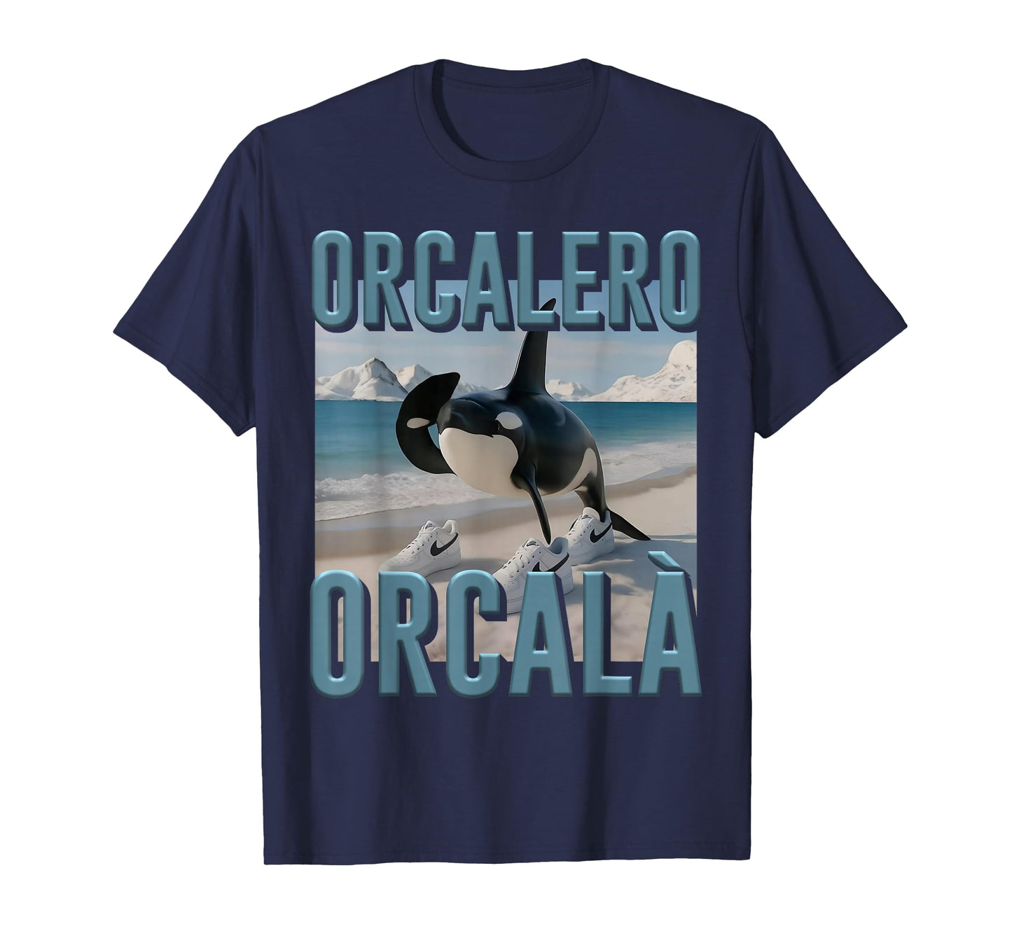 Orcalero Orcala Orca Italian Brainrot Monsters AI Kids T-Shirt