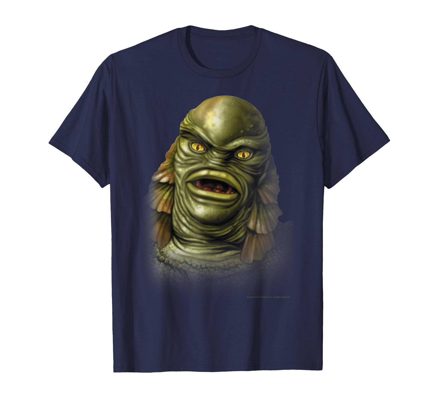 Universal Monsters Creature From The Black Lagoon Big Face T-Shirt