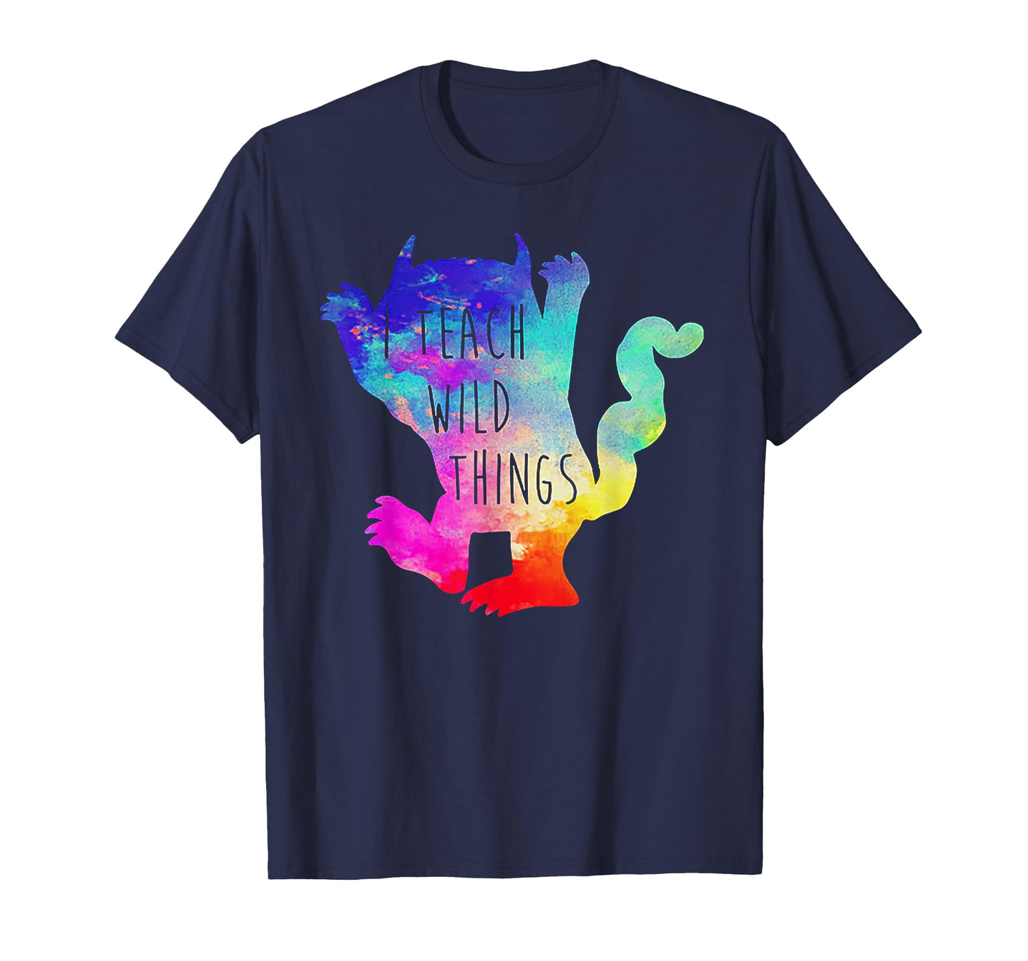 I Teach Wild Things Monster TShirt Funny Halloween Gifts T-Shirt