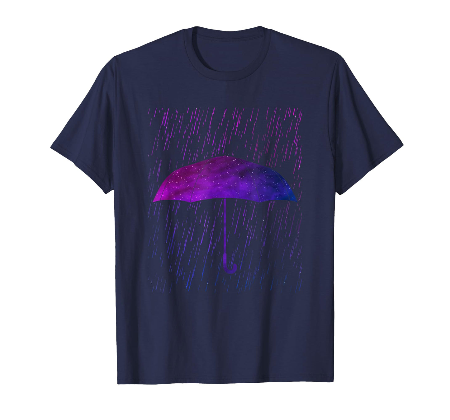 Umbrella Rain Purple Violet Favorite Color T-Shirt