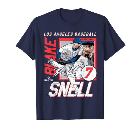 Blake Snell | Los Angeles D MLB Baseball Player | MLBBSN203M T-Shirt