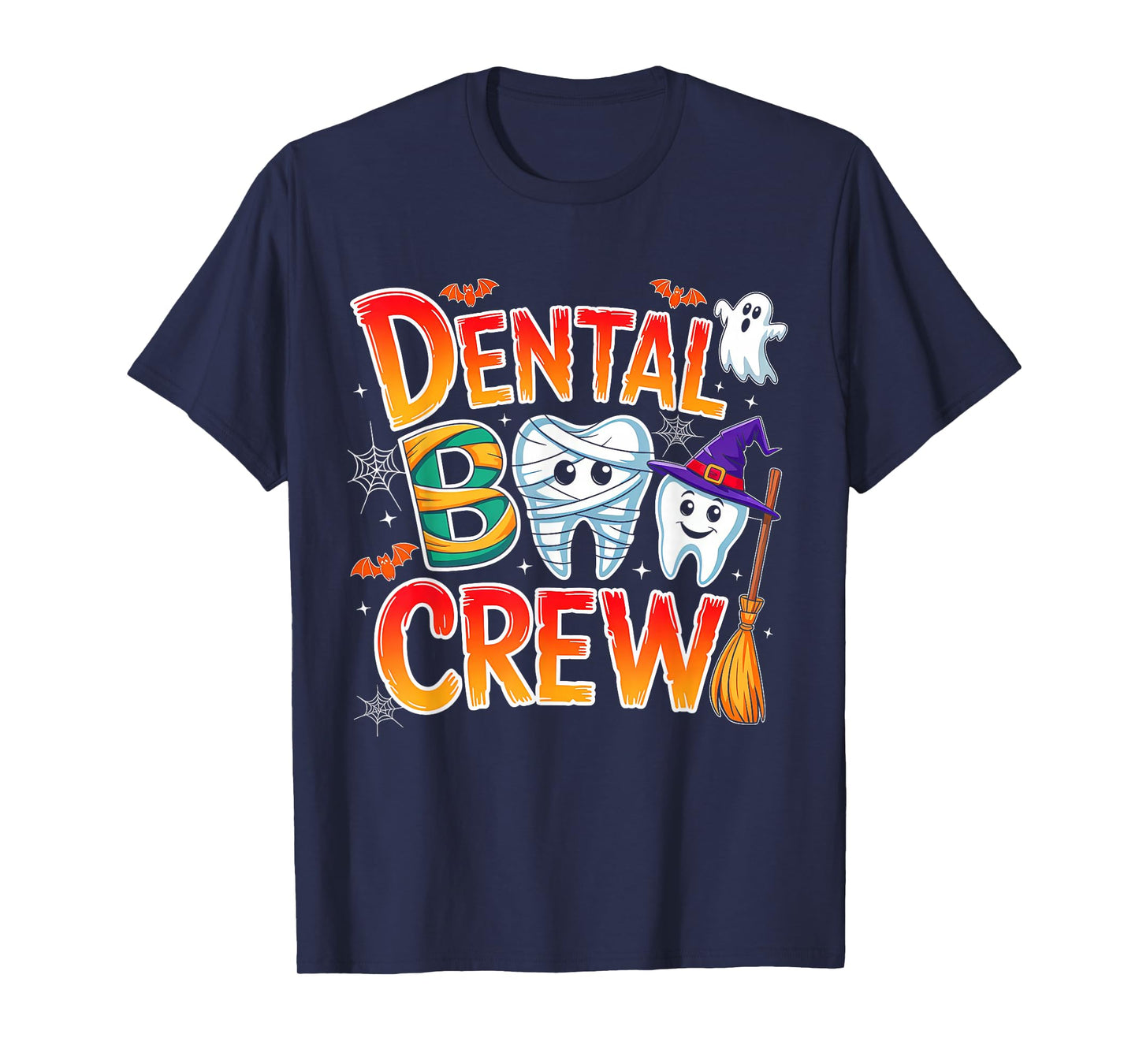 Halloween Dental Boo Crew Dentist Costume Teeth Women Men T-Shirt