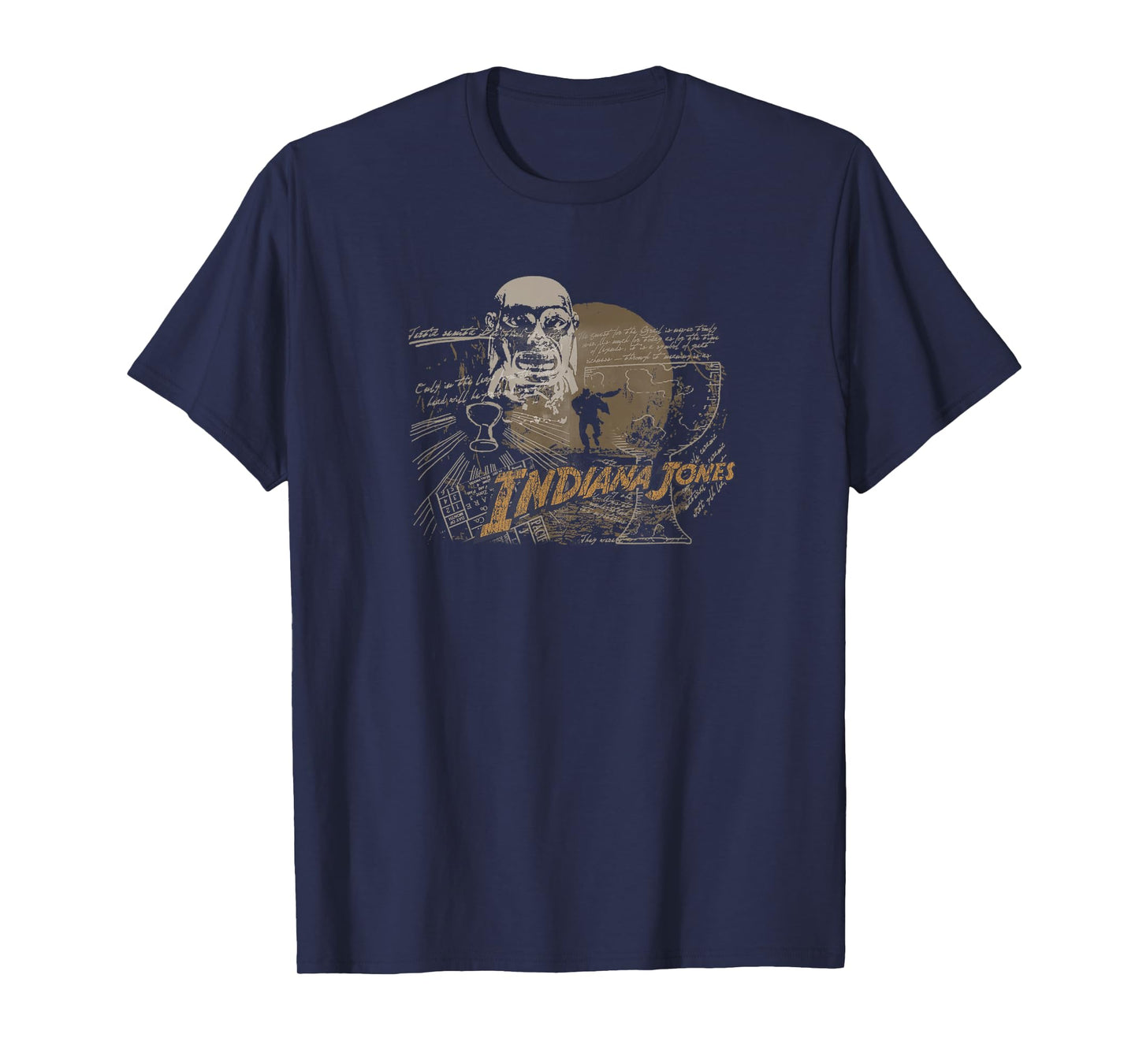 Indiana Jones Raiders of The Lost Ark Vintage Distressed T-Shirt