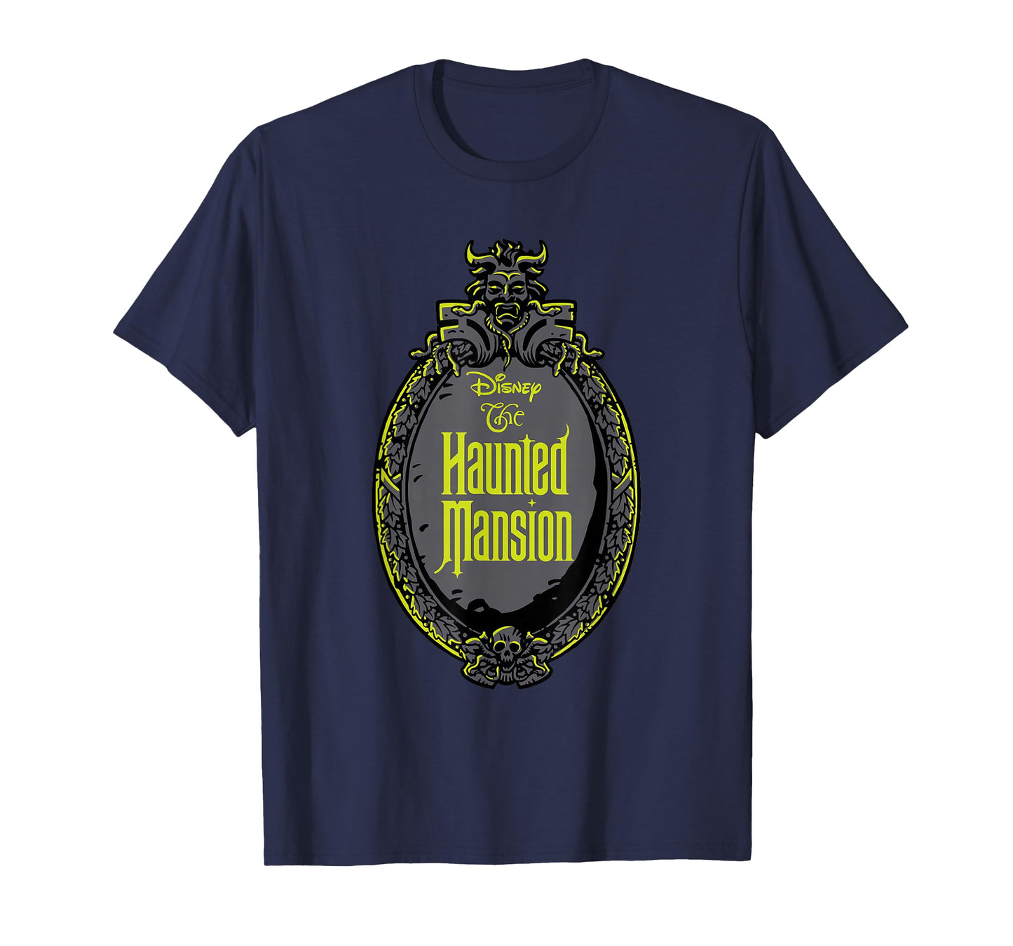 The Haunted Mansion Iconic Haunted Mirror Logo T-Shirt