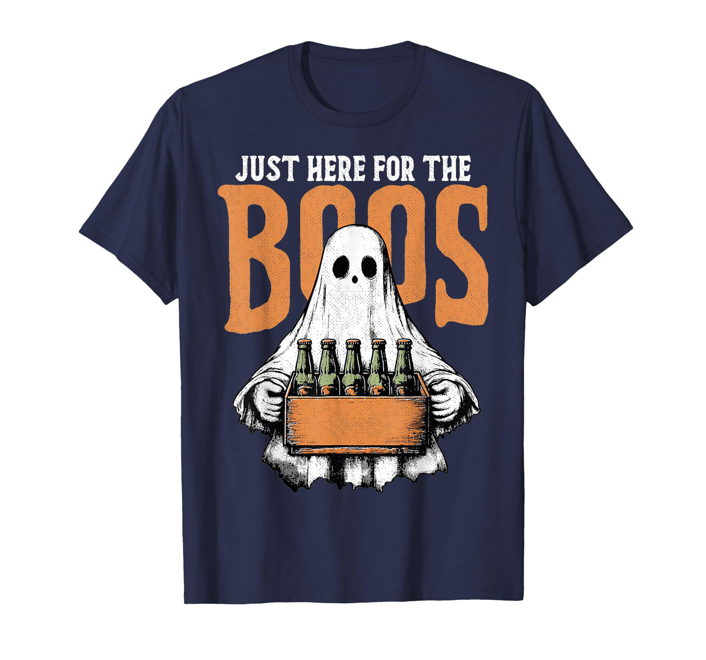 I'm Just Here for the Boos Cute Ghoul Funny Halloween Ghost T-Shirt