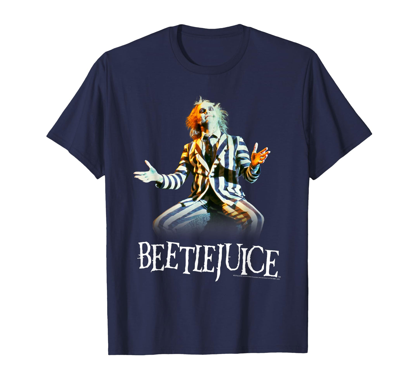 Beetlejuice Sitting Beetlejuice Portrait Movie T-Shirt