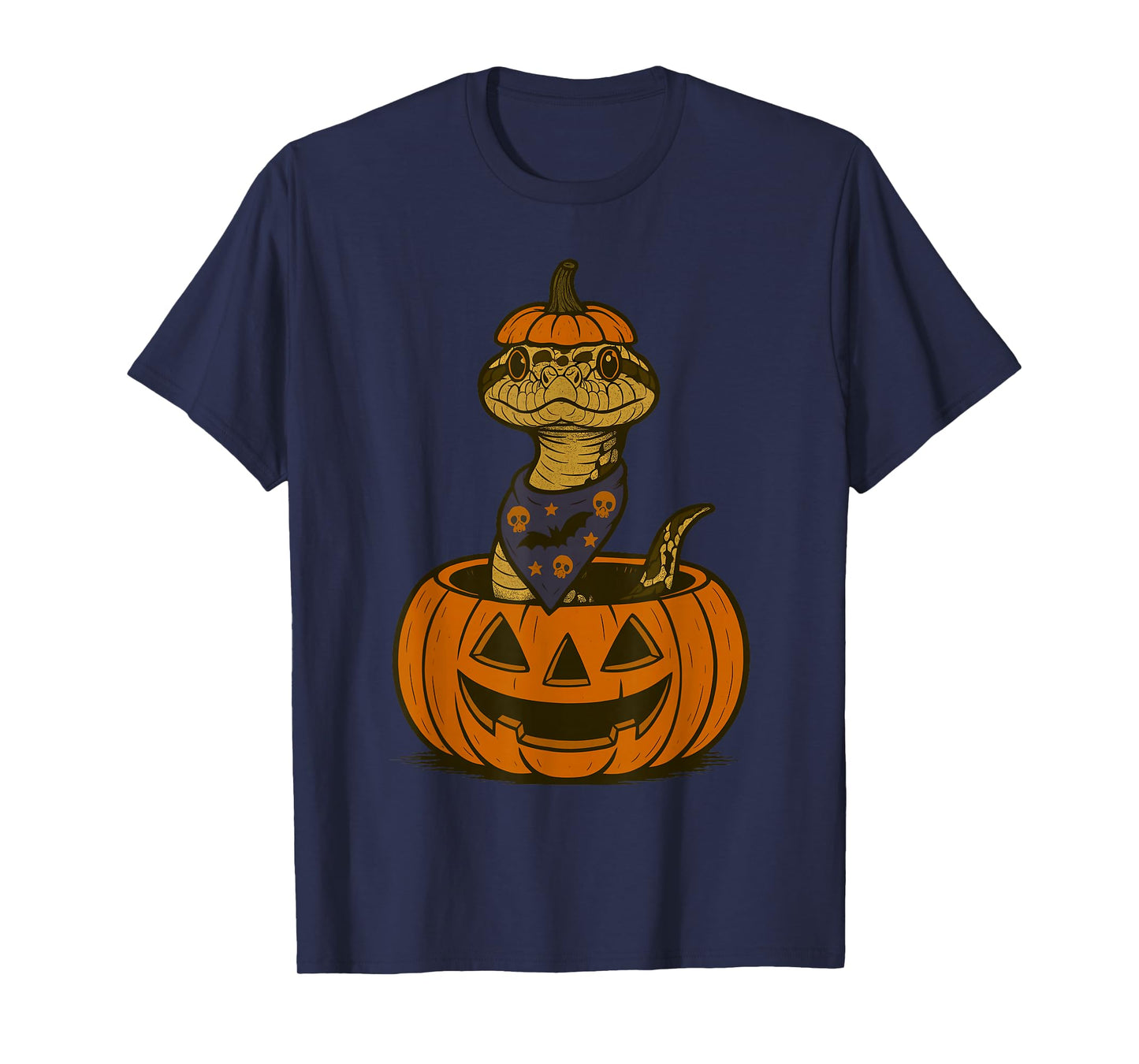 Spooky Hognose Snake Pumpkin Halloween T-Shirt