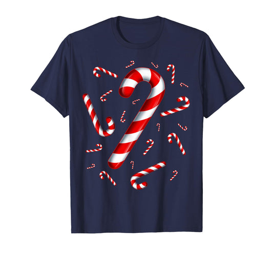 Candy Cane Christmas Candy Matching Family T-Shirt