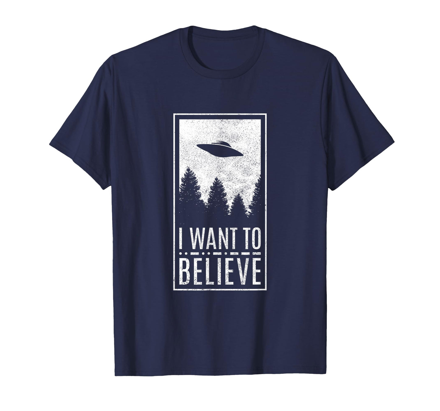 I Want To Believe UFO Alien Conspiracy Believer T-Shirt
