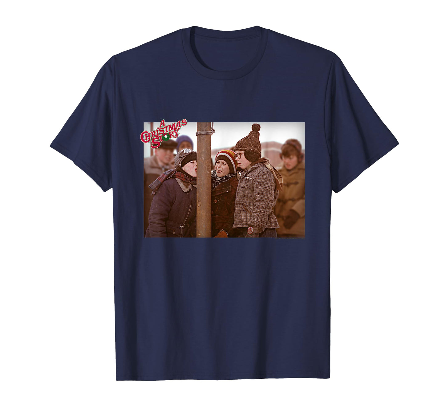 A Christmas Story Triple Dog Dare Photo Holiday Men Women T-Shirt