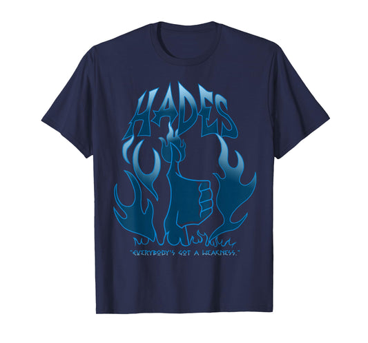Disney Villains Hades Everybody's Got A Weakness Blue Flame T-Shirt Small