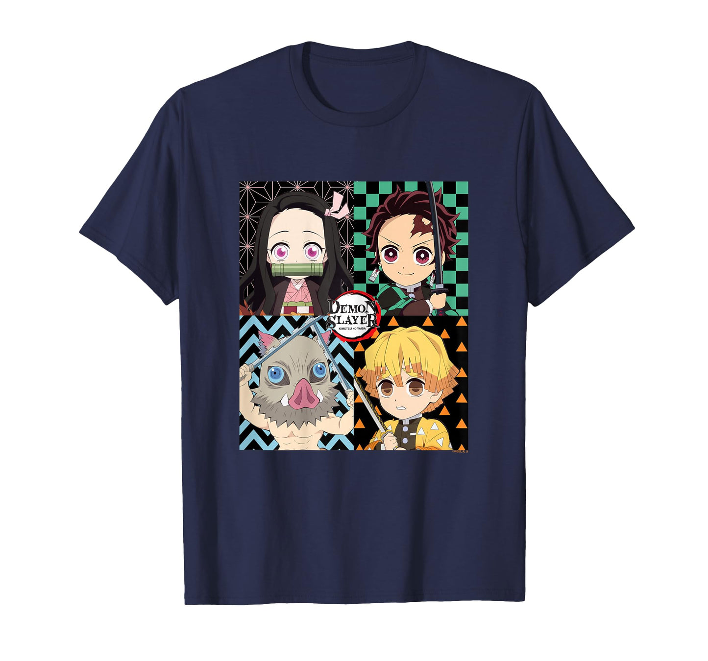 Demon Slayer: Kimetsu no Yaiba Tanjiro Inosuke Zenitsu Cute T-Shirt