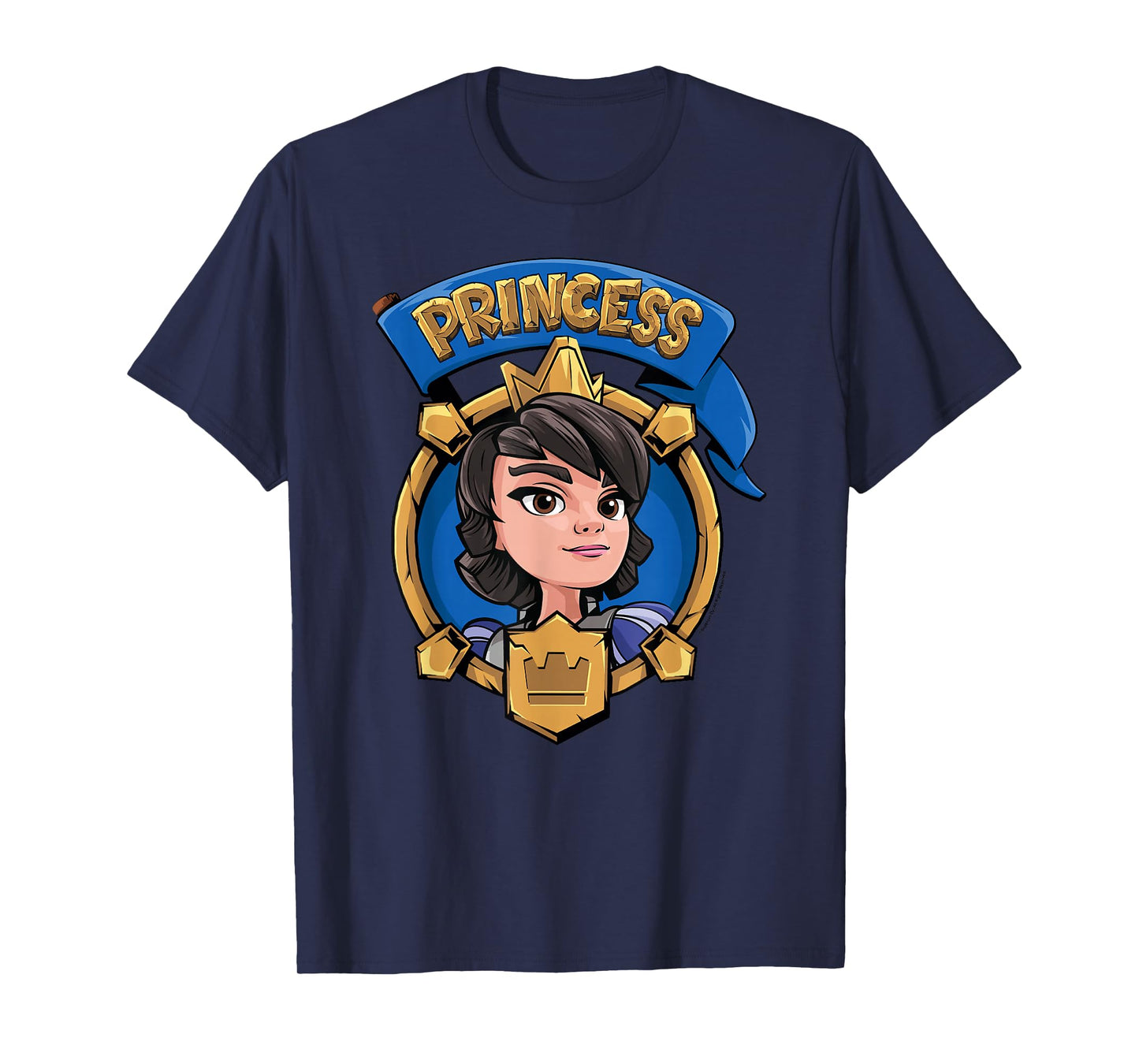 Clash Royale Princess Face Retro Portrait T-Shirt