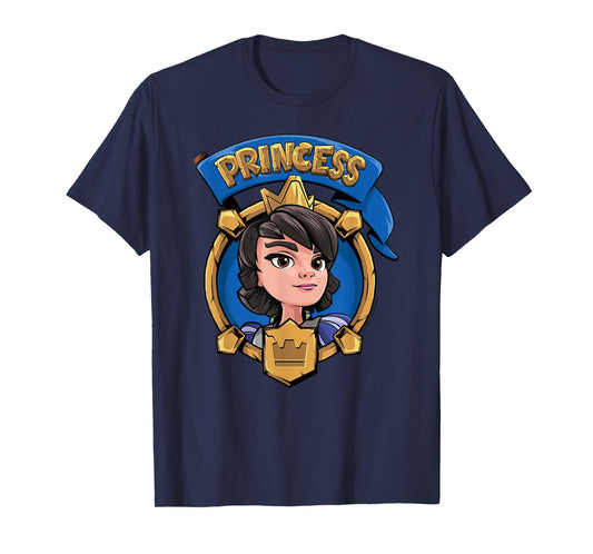 Clash Royale Princess Face Retro Portrait T-Shirt
