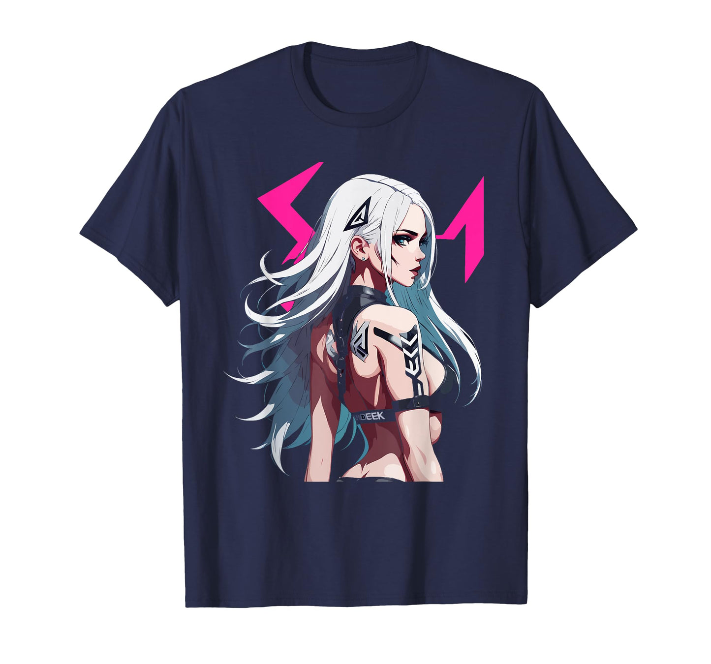 Sexy Waifu Otaku Anime Cyberpunk Girl Japanese T-Shirt