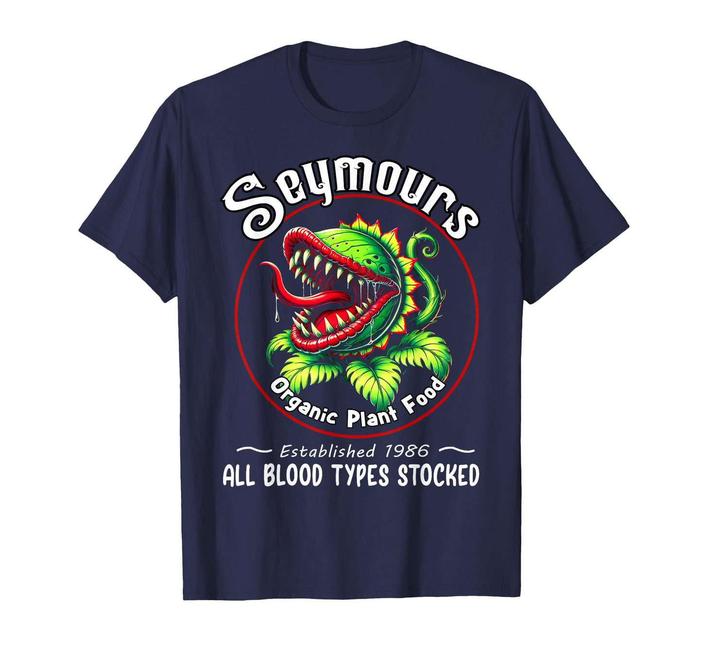 Organic Plant Food Humor Horror Retro Apparel T-Shirt