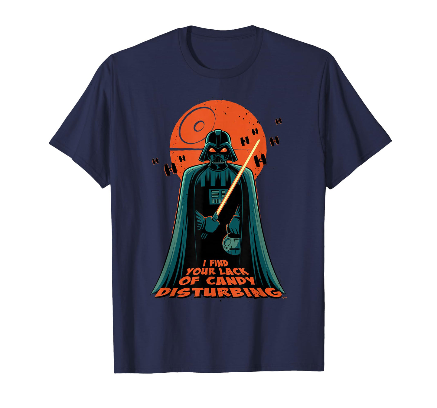Star Wars Darth Vader Halloween Lack of Candy Disturbing T-Shirt