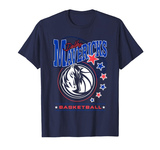 NBA Dallas Mavericks 4th Of July Americana Stars T-Shirt