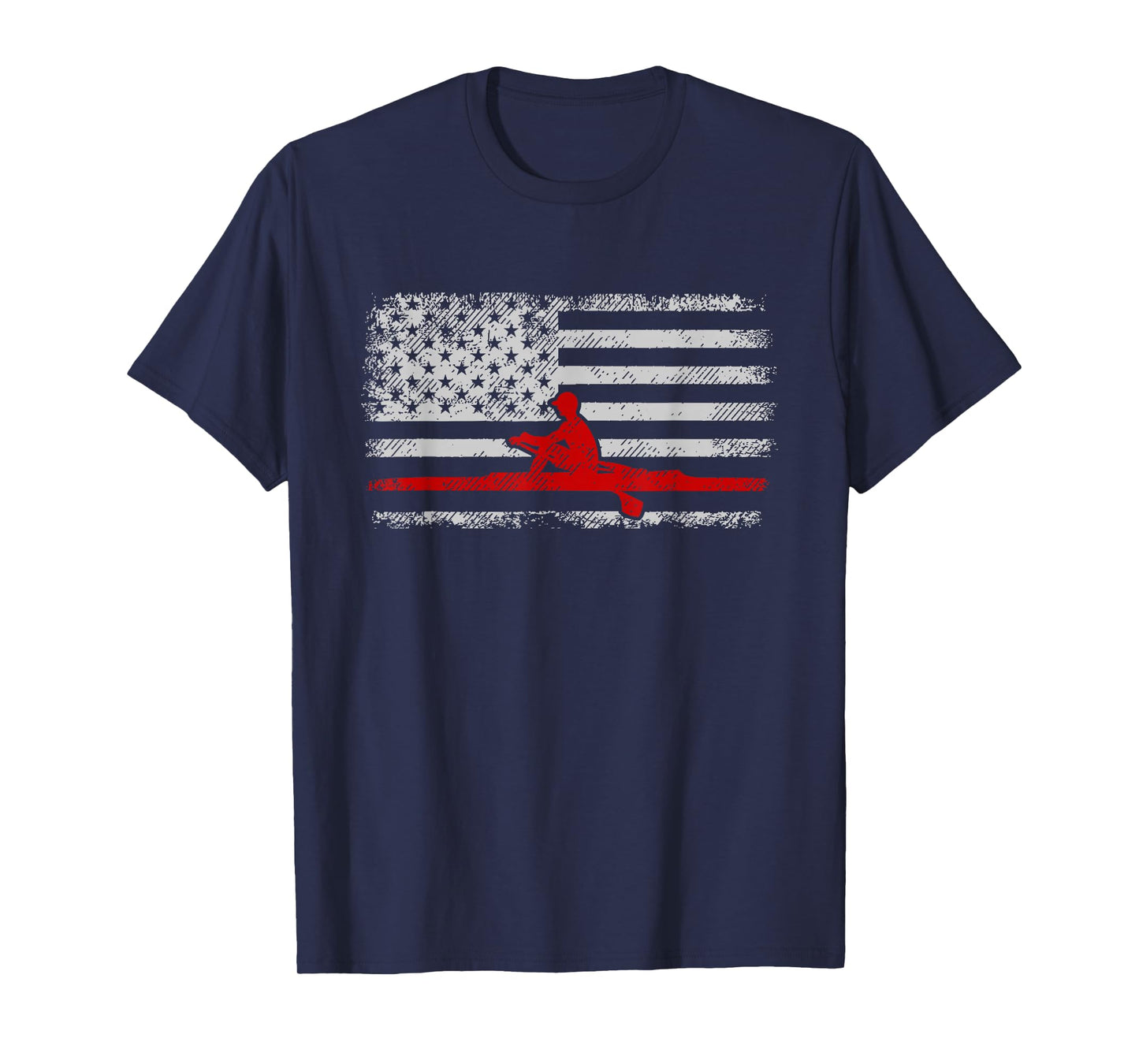 American Flag Rowing T-Shirt