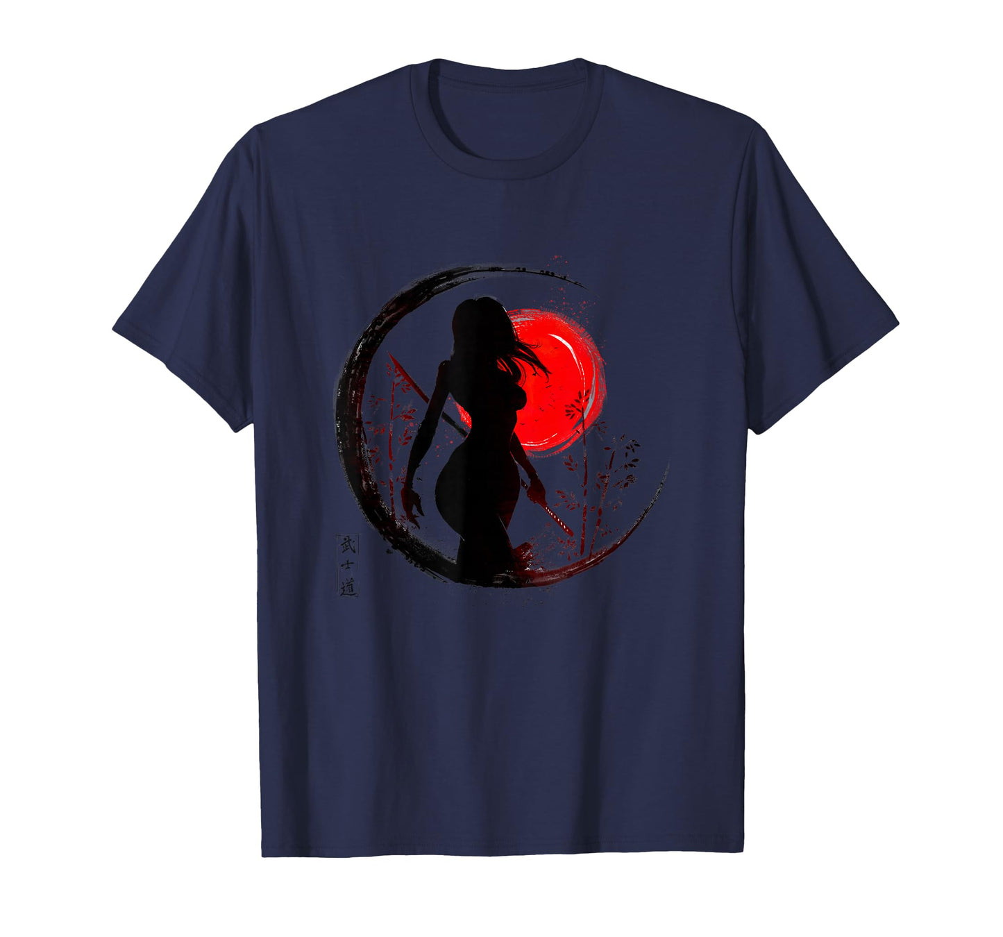 Japanese Female Samurai Warrior T-Shirt