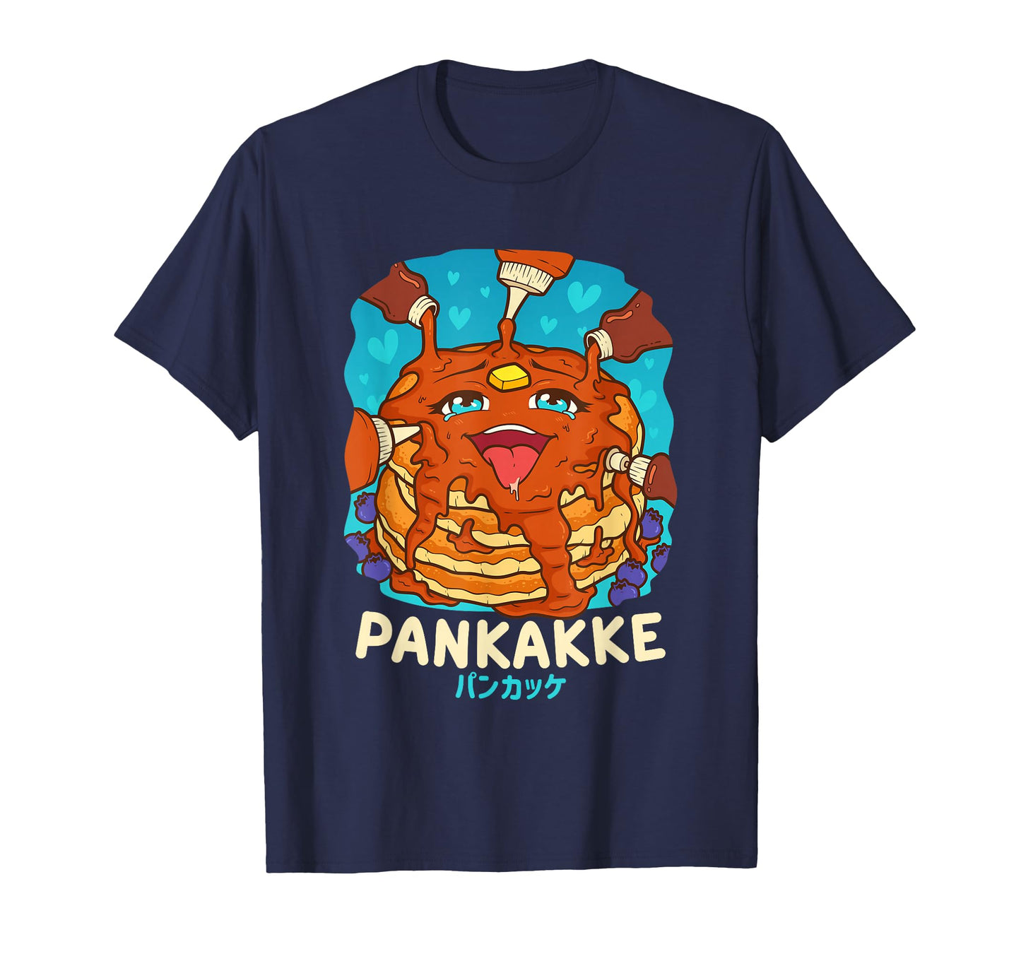 Funny Cheeky Foodie Pun Kawaii Pankakke Japanese T-Shirt