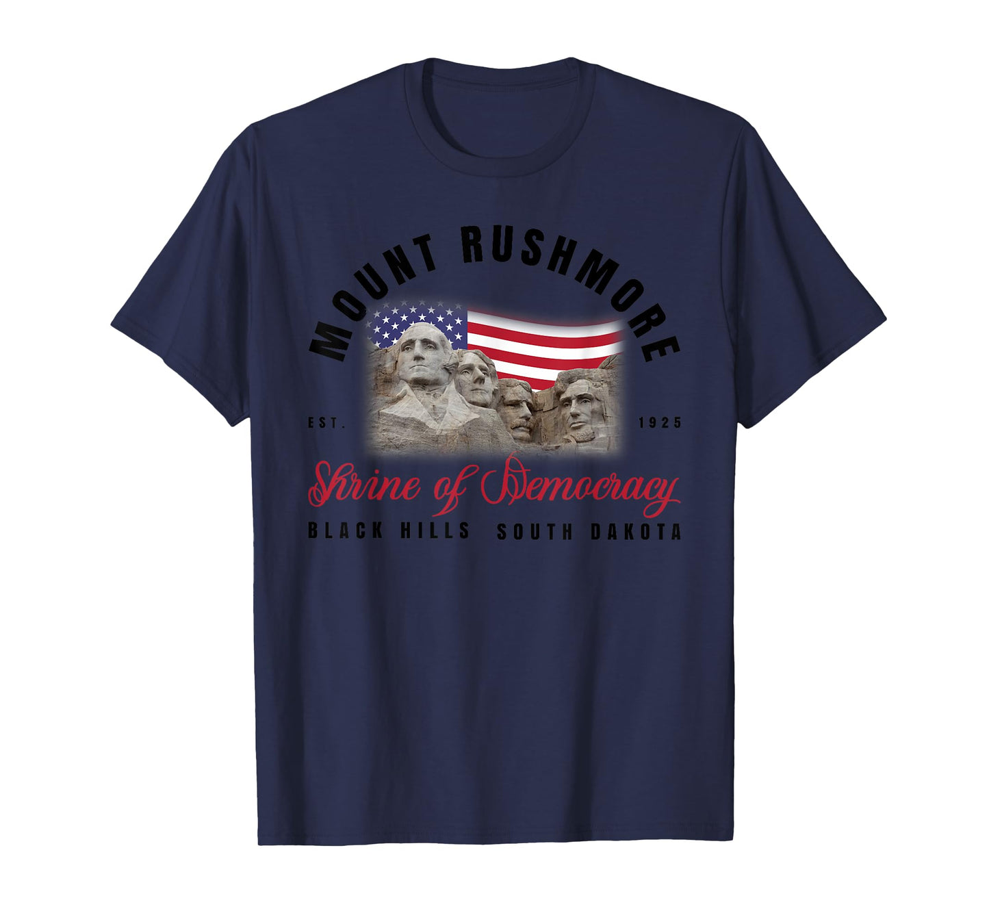 Mount Rushmore Black Hills South Dakota 4th Of July T-Shirt
