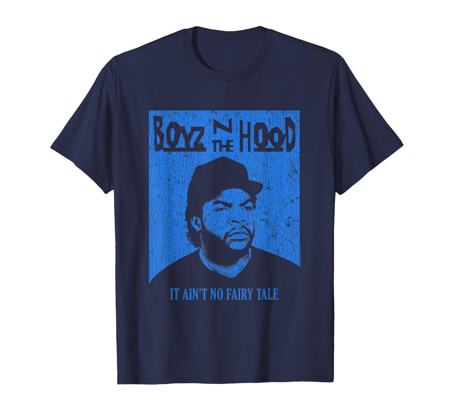 Boyz n The Hood Doughboy Blue Rectangle T-Shirt
